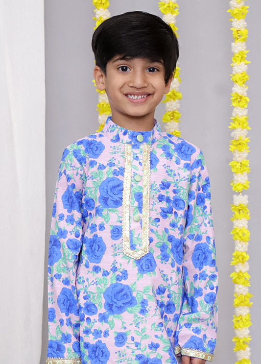 Cream cotton Kurta & Pajama Set