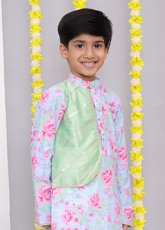 Cream cotton Kurta & Pajama Set