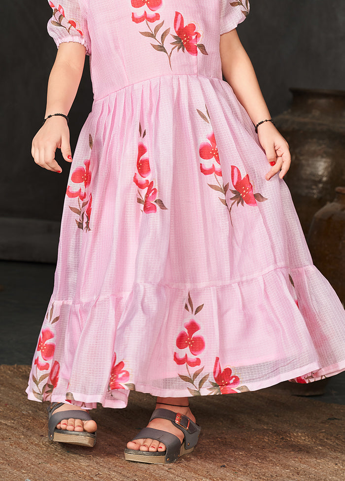 Pink Silk Frock