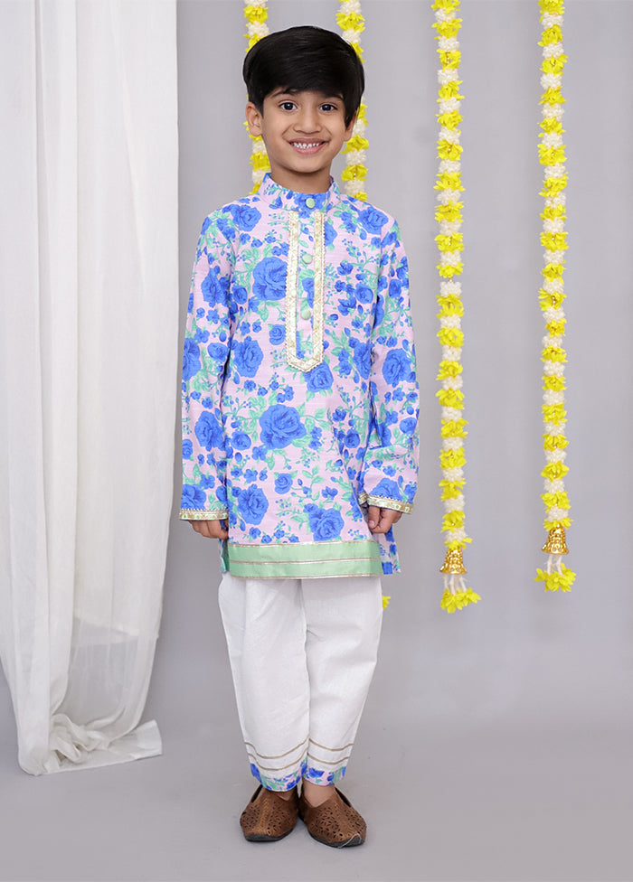 Cream cotton Kurta & Pajama Set