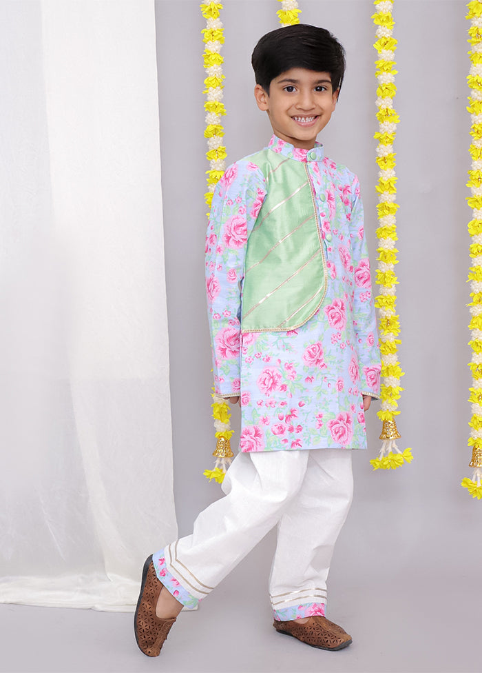 Cream cotton Kurta & Pajama Set