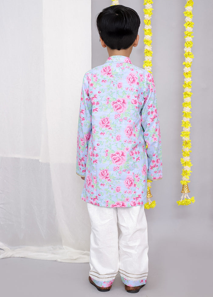 Cream cotton Kurta & Pajama Set