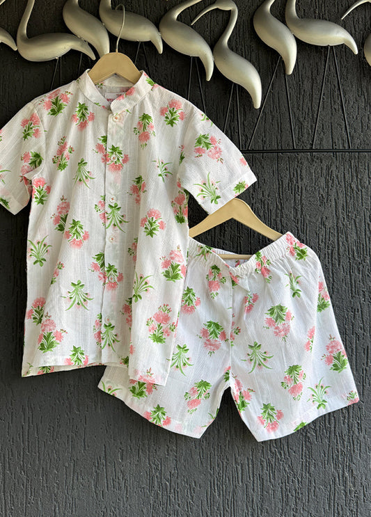 Cream cotton Cord set
