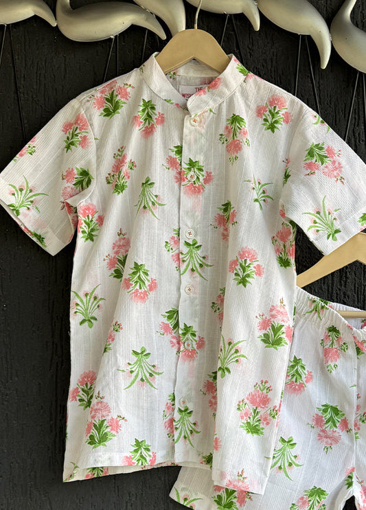 Cream cotton Cord set