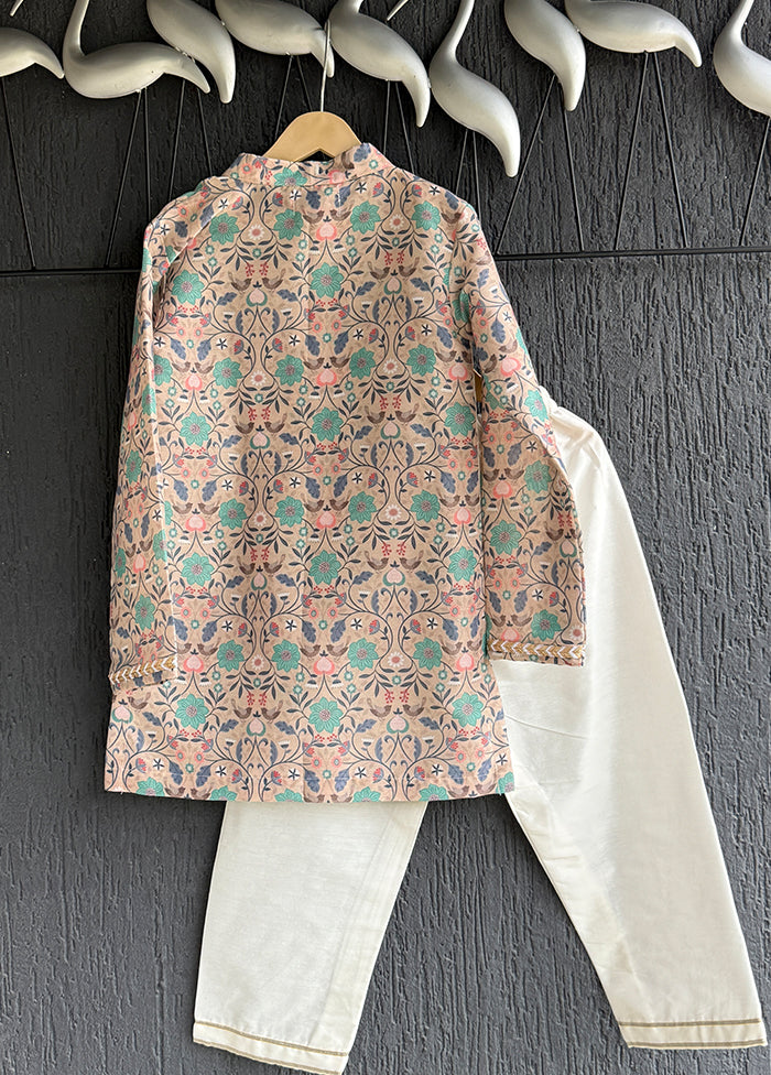 Brown Silk Kurta & Pajama Set