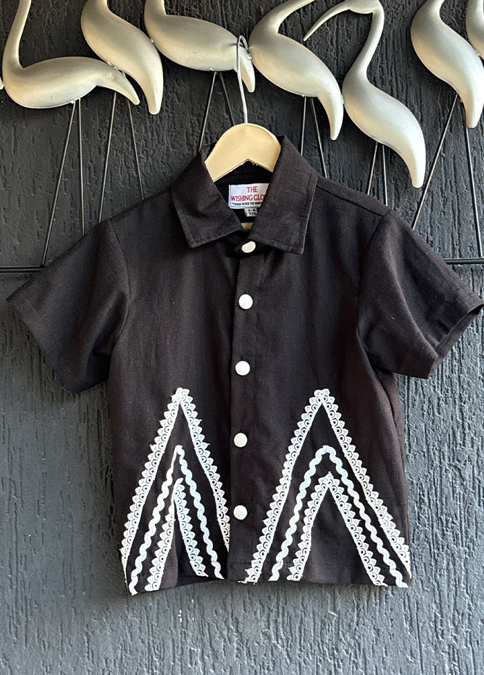 Black cotton Shirts