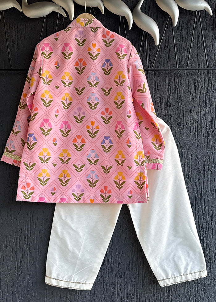 Pink Silk Kurta & Pajama Set